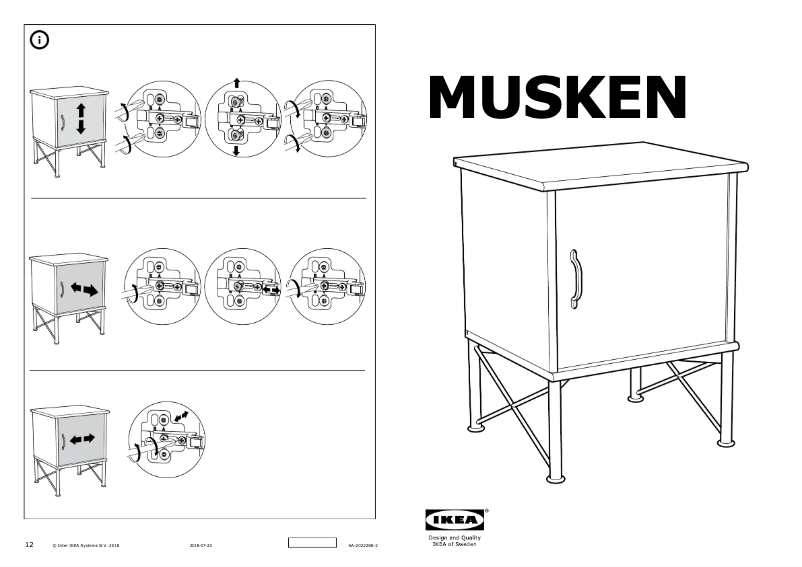 Image de la première page du manuel de l'appareil MUSKEN 303.786.80