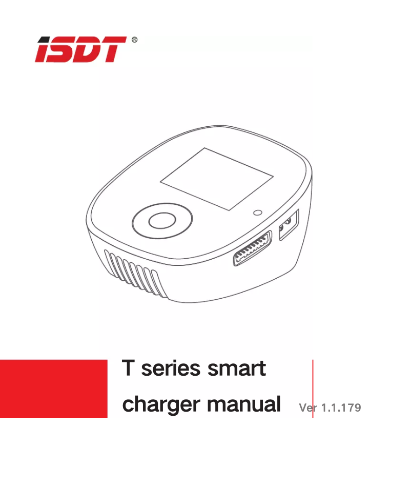 Page n°1 - Manuel utilisateur ISDT T6 Lite