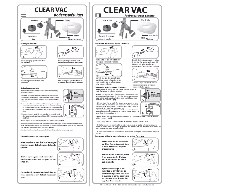 Page 1 de la notice Manuel utilisateur Gre 08011A