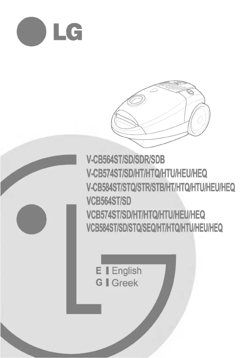 Page n°1 - Manuel utilisateur LG V-CB584STB
