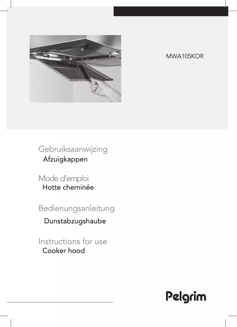 Page 1 de la notice Manuel utilisateur Pelgrim MWA105KOR