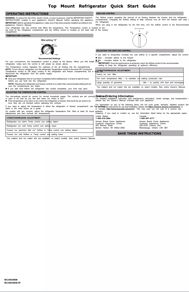 Image de la première page du manuel de l'appareil ART104TFDB