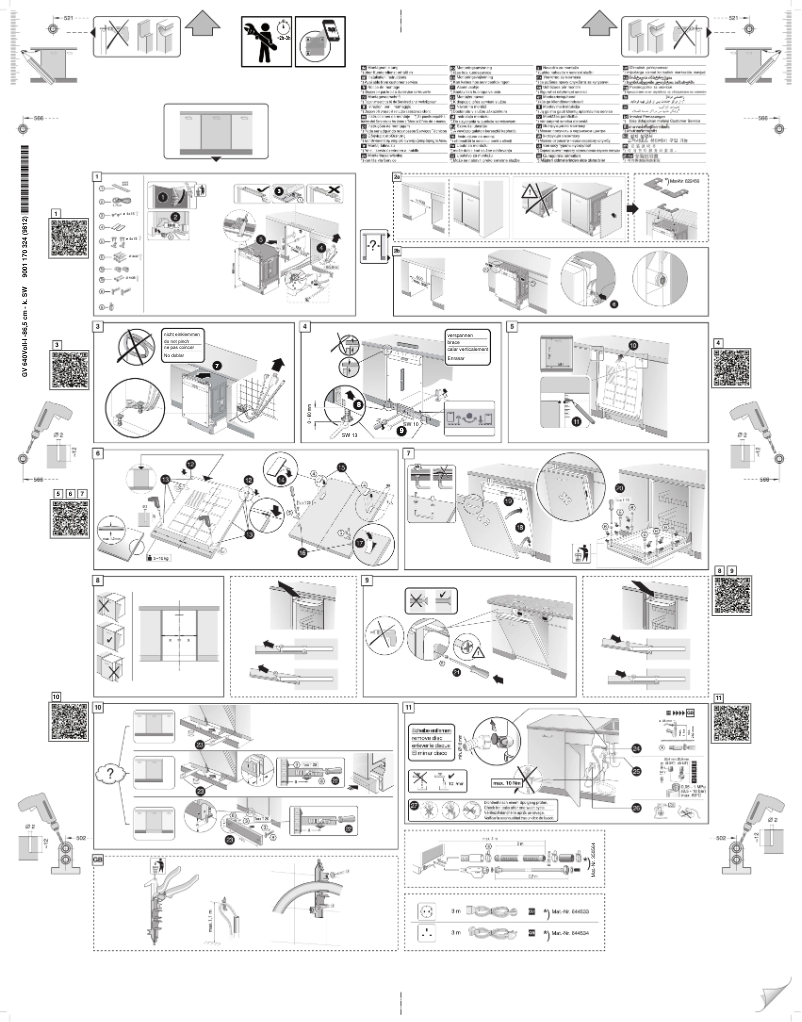 Page 1 de la notice Manuel utilisateur Bosch SBV68M00AL