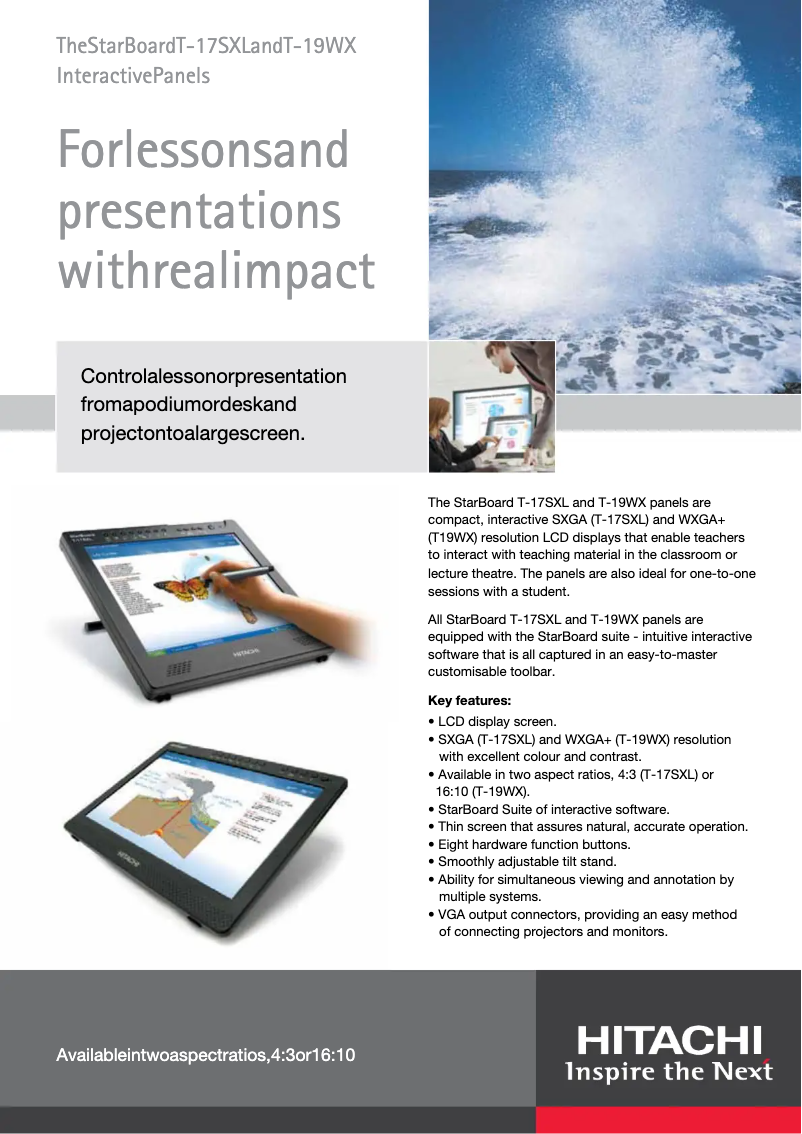 Image de la première page du manuel de l'appareil T19WX