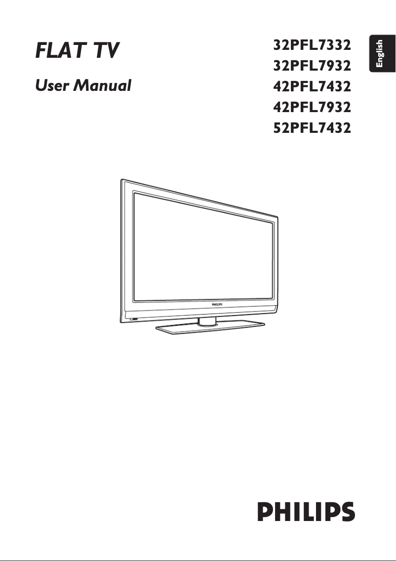 Page 1 de la notice Manuel utilisateur Philips 42PFL7432