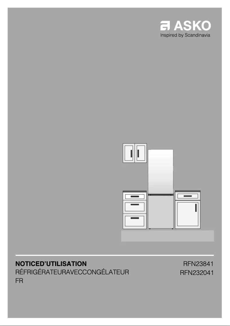 Page n°1 - Manuel utilisateur Asko RFN232041S