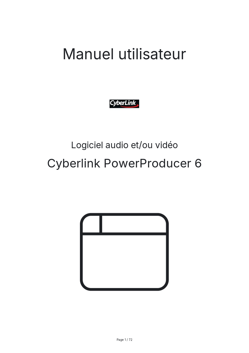 Image de la première page du manuel de l'appareil PowerProducer 6