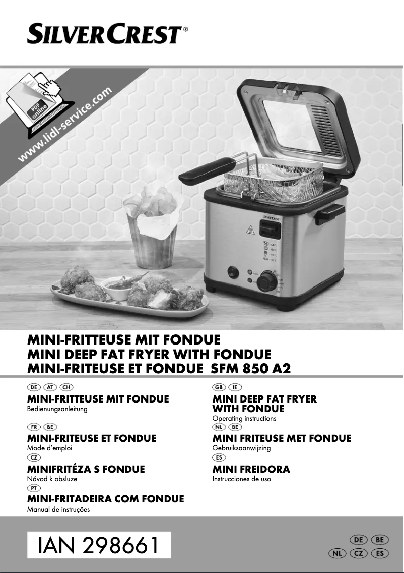 Página 1 del manual Manual de usuario SilverCrest SFM 850 A1