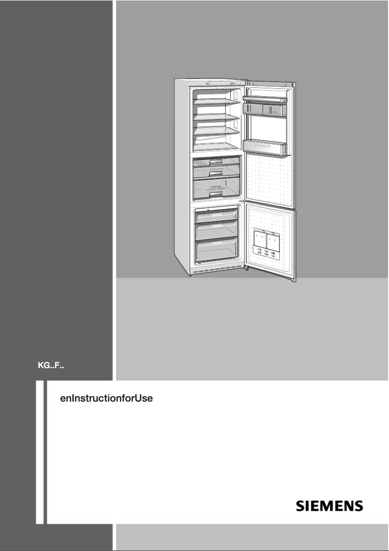 Image de la première page du manuel de l'appareil KG39FPI21