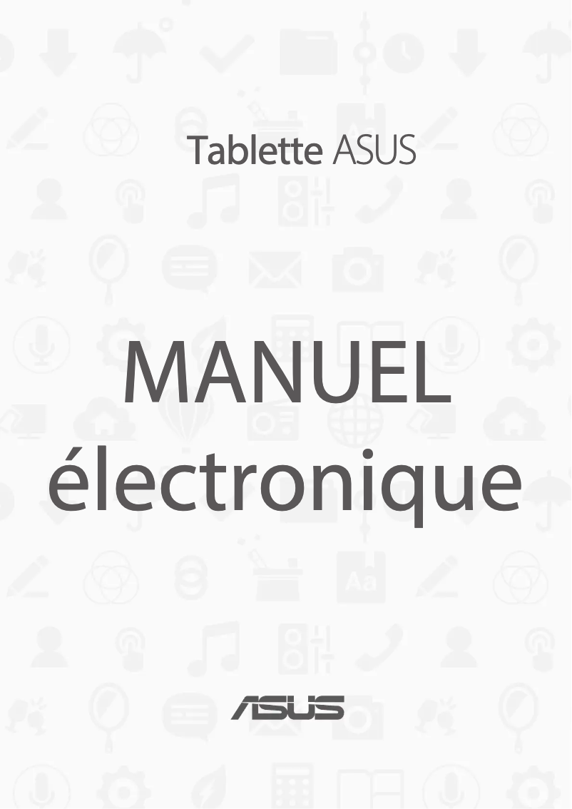 Page n°1 - Manuel utilisateur Asus ZenPad Z380CX