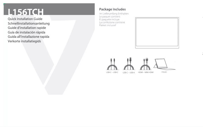 Imagen de la primera página del manual del dispositivo L156TCH