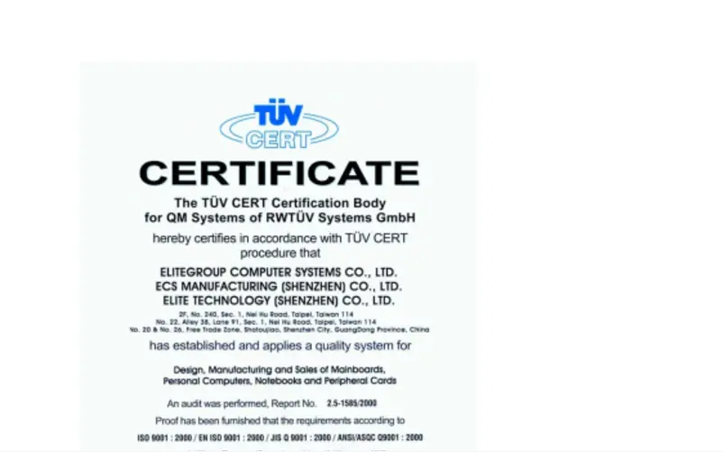 Page 1 de la notice Manuel utilisateur ECS 915PL-A2