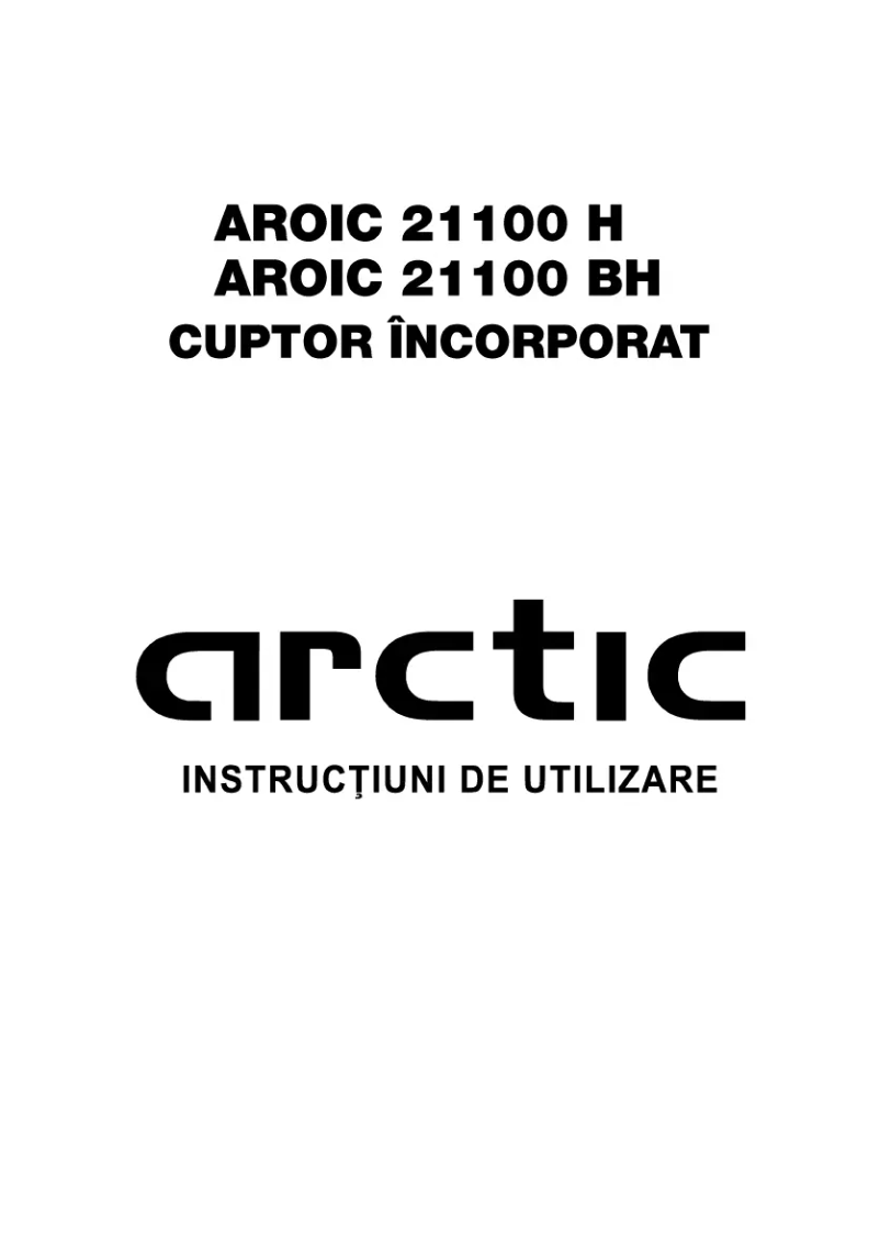 Page 1 de la notice Manuel utilisateur Arctic Cooling AROIC 21100 BH