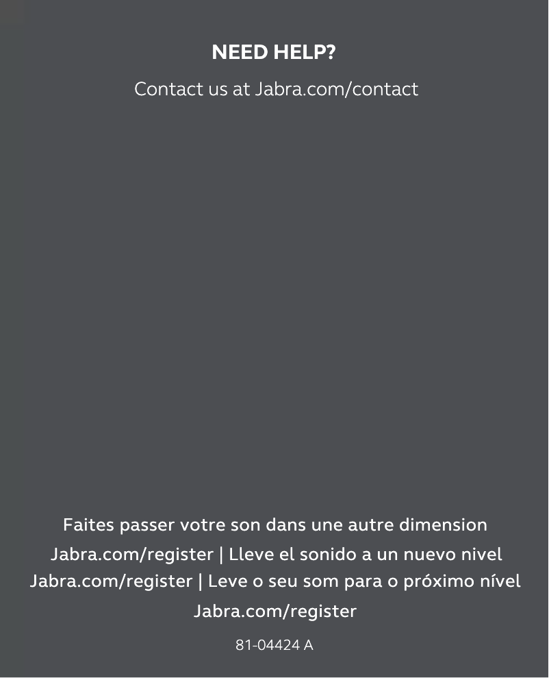Page n°1 - Manuel utilisateur Jabra Move Style Edition