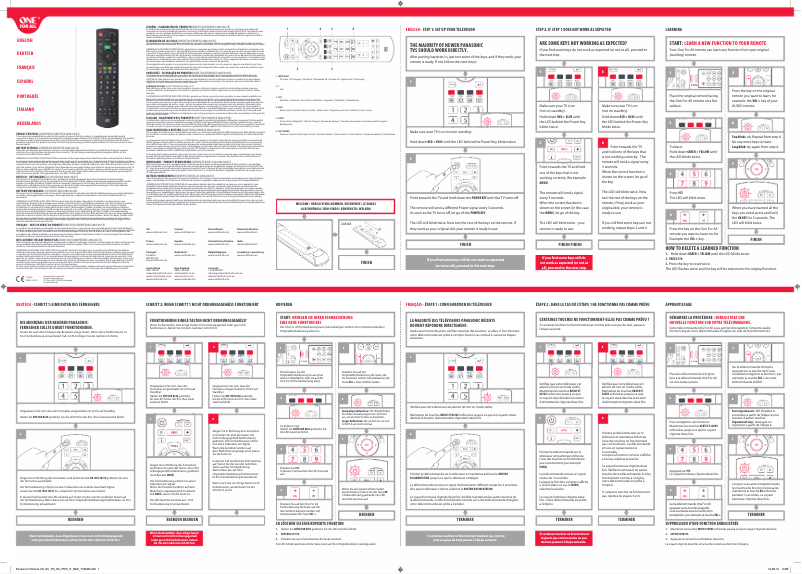 Image de la première page du manuel de l'appareil URC 1914