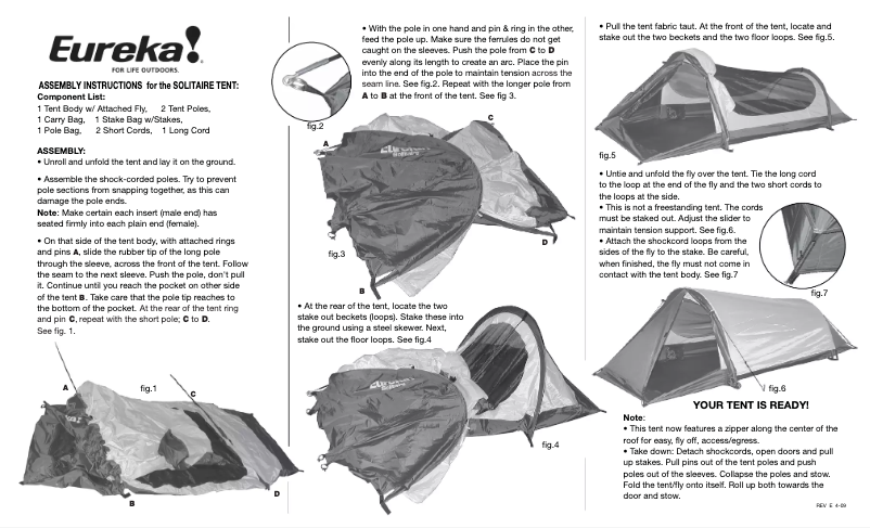 Image de la première page du manuel de l'appareil Solitaire