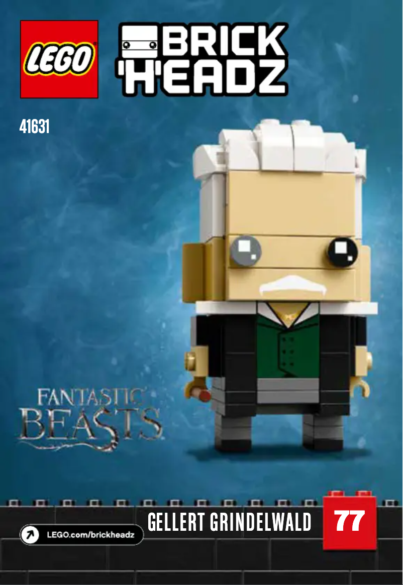 Image de la première page du manuel de l'appareil Brickheadz 41631