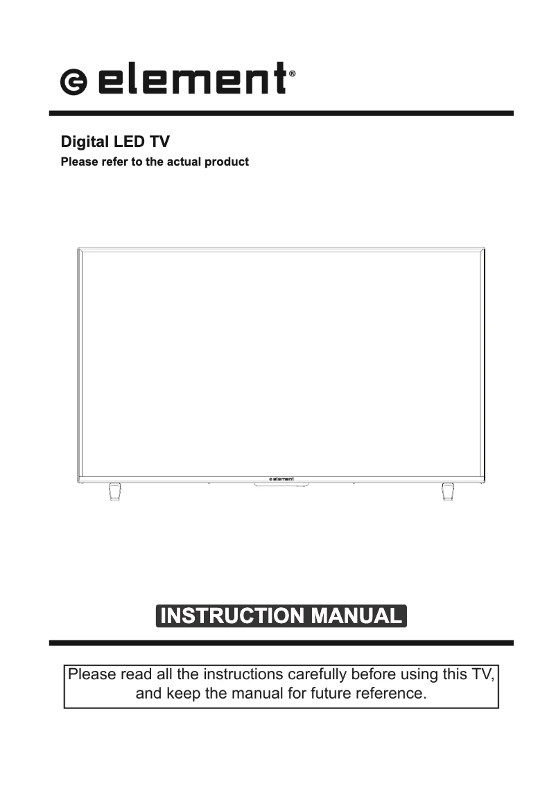 Page n°1 - Manuel utilisateur Element E4SFT5017