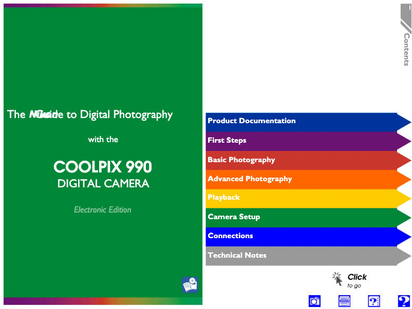 Page 1 de la notice Manuel utilisateur Nikon Coolpix 990