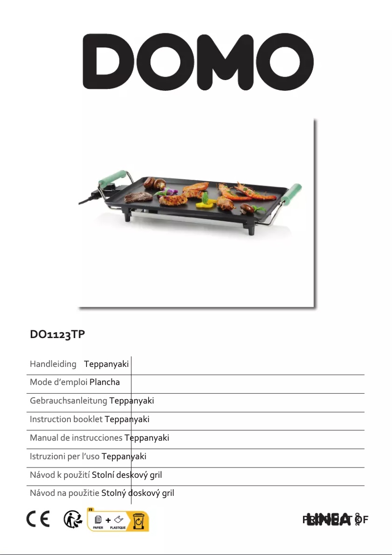 Page 1 de la notice Manuel utilisateur Domo DO1123TP