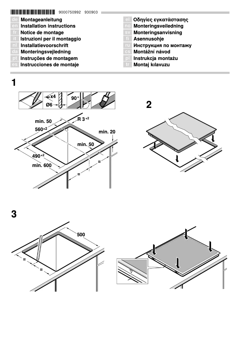 Page 1 de la notice Manuel utilisateur Siemens ET645HN17