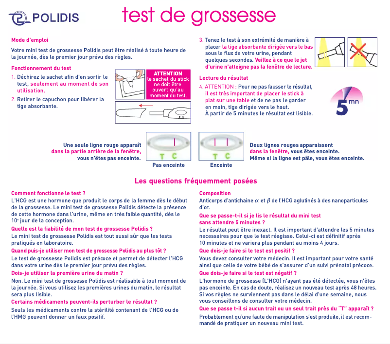 Image de la première page du manuel de l'appareil HCG