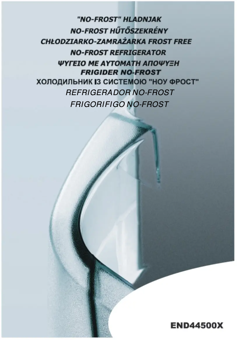 Page 1 de la notice Manuel utilisateur Electrolux END 44500 X