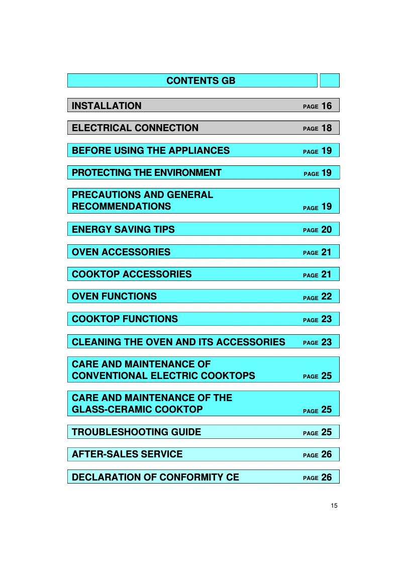 Página 1 del manual Manual de usuario Whirlpool AKZ 203