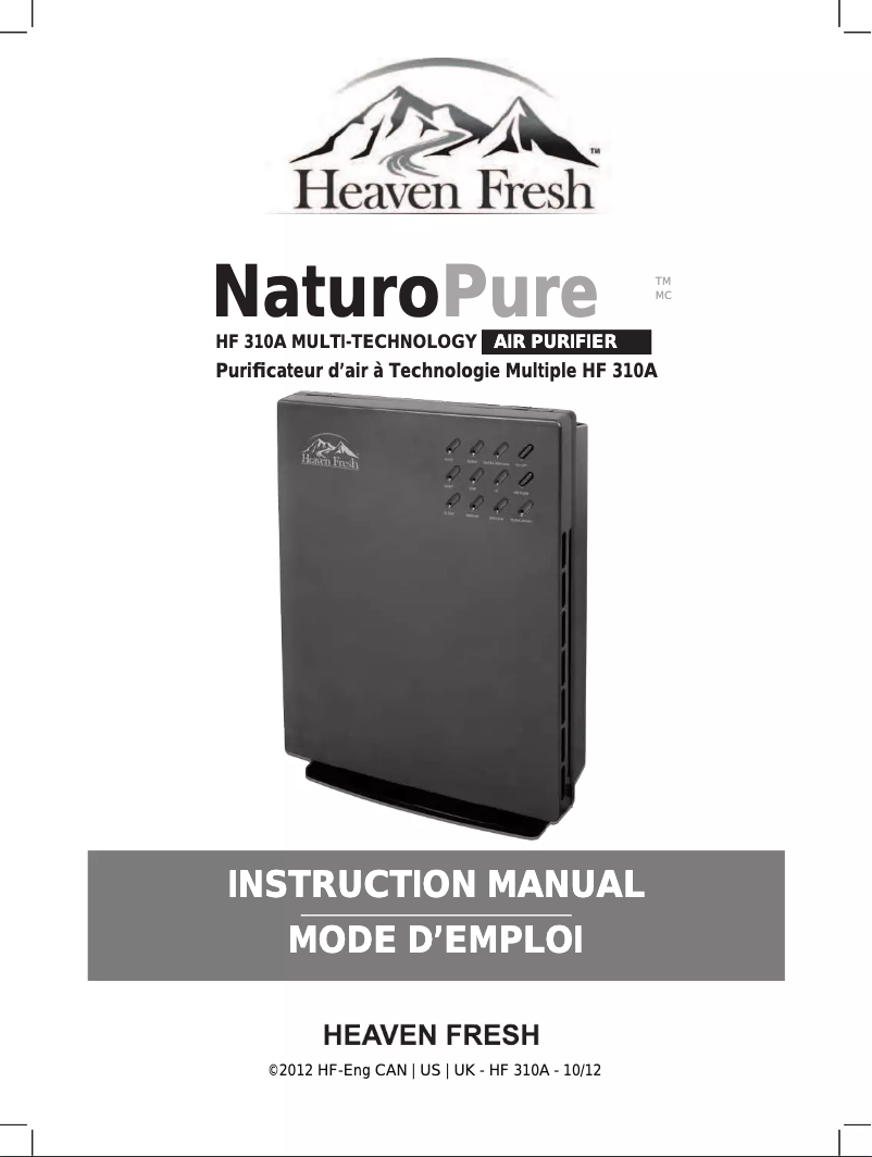 Image de la première page du manuel de l'appareil HF 310A