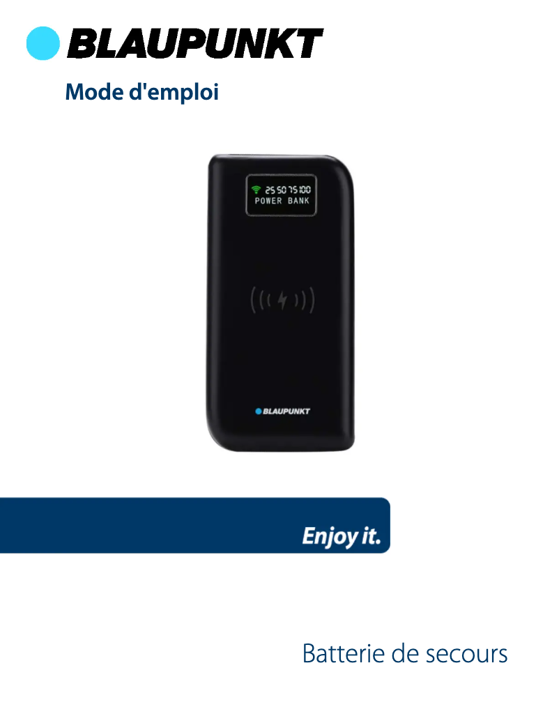 Image de la première page du manuel de l'appareil BLP7250