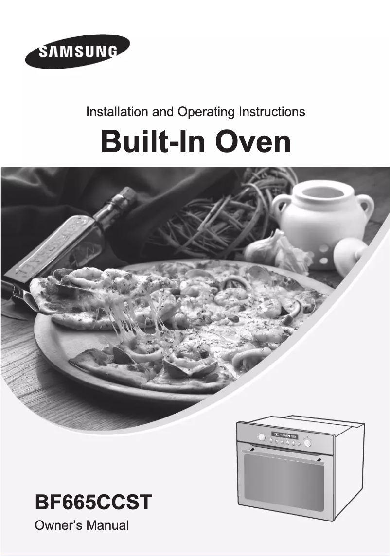 Page 1 de la notice Manuel utilisateur Samsung BF665CCST