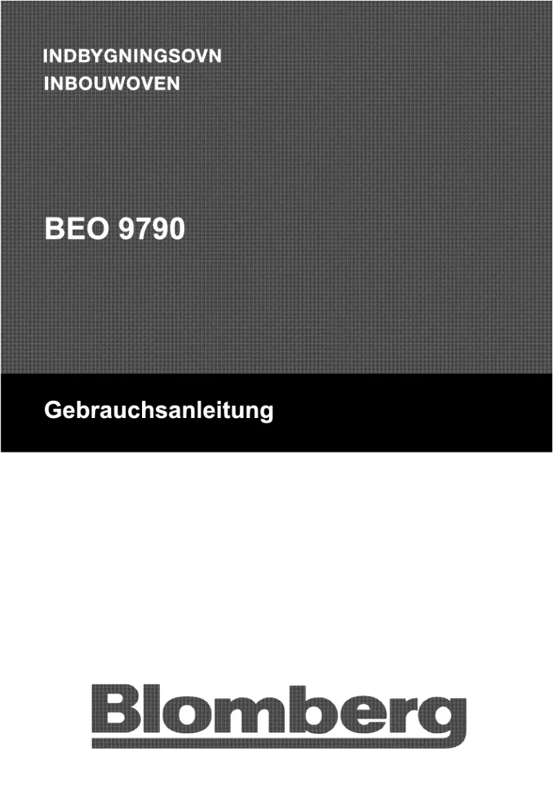 Página 1 del manual Manual de usuario Blomberg BEO 9790 X