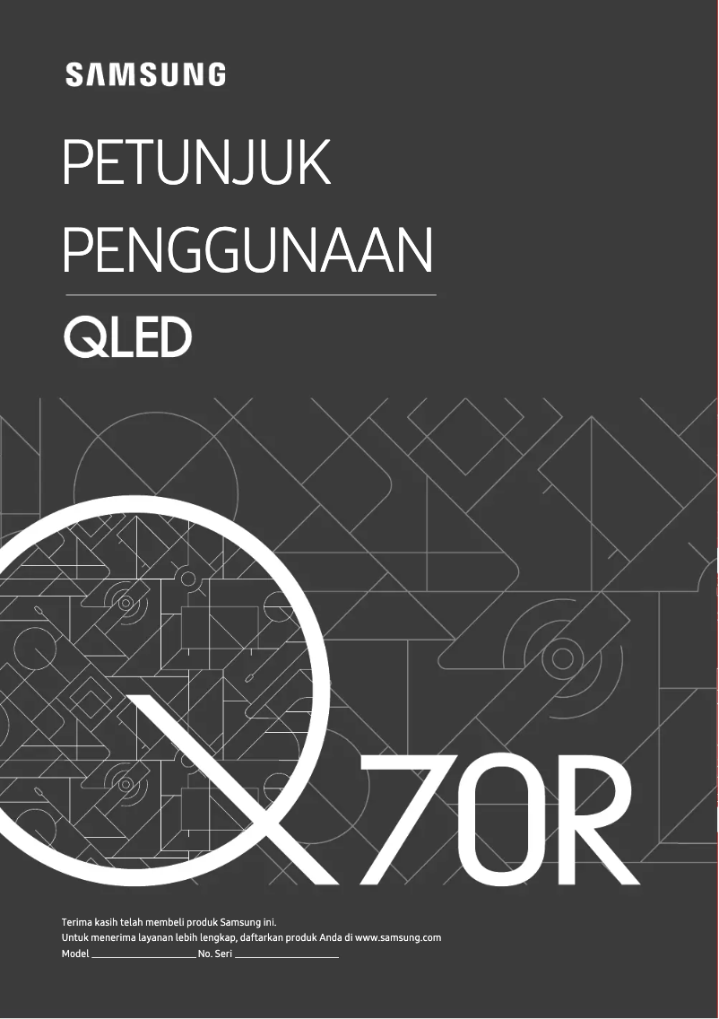 Page 1 de la notice Manuel utilisateur Samsung QA49Q70RAK