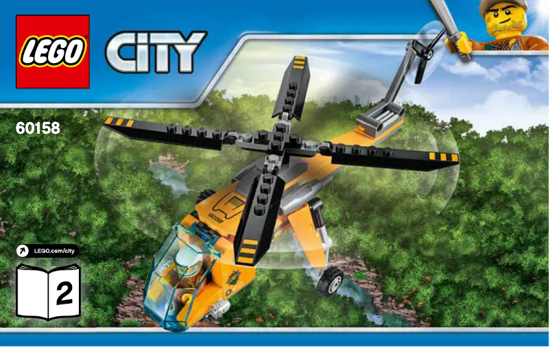 Page 1 de la notice Manuel utilisateur Lego City 60158