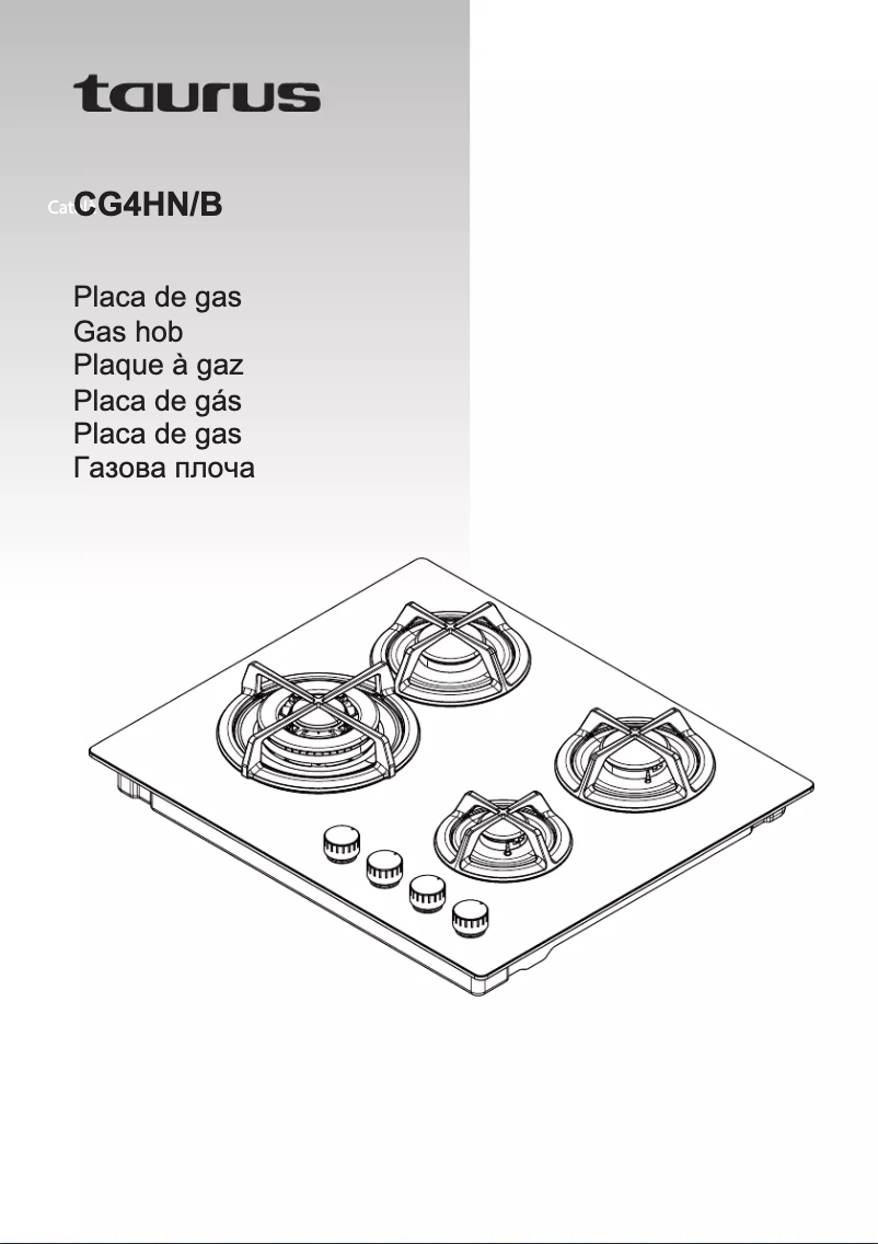 Page n°1 - Manuel utilisateur Taurus CG4HN/B