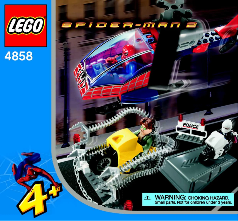 Image de la première page du manuel de l'appareil Spiderman 4858