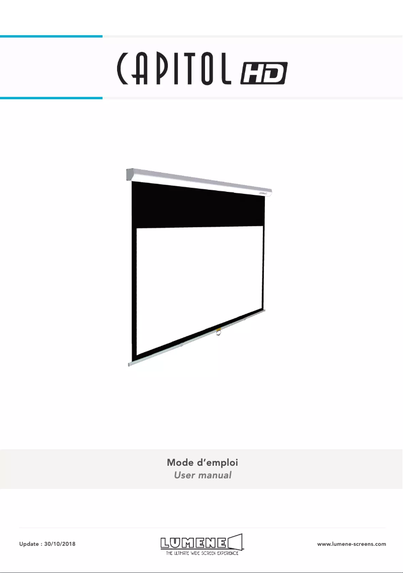 Page n°1 - Manuel utilisateur Lumene Capitol HD 170C