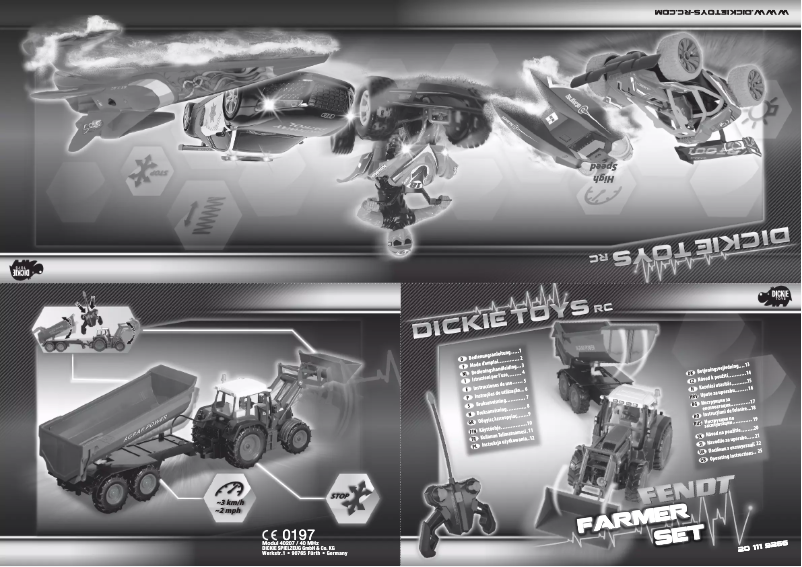 Image de la première page du manuel de l'appareil Farmer Set