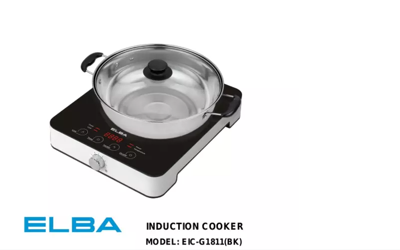 Page n°1 - Manuel utilisateur Elba EIC-G1816(BK)