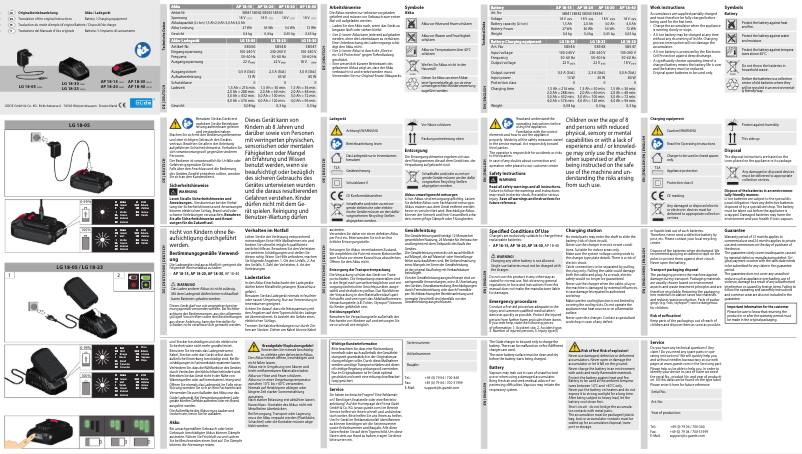 Image de la première page du manuel de l'appareil LG 18-05