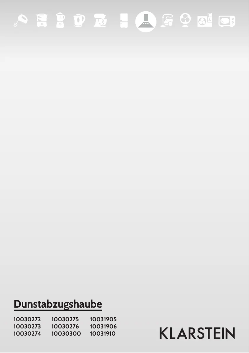 Page 1 de la notice Manuel utilisateur Klarstein 10030276