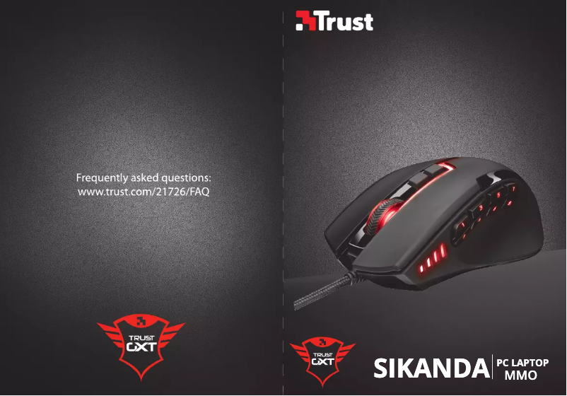 Page 1 de la notice Manuel utilisateur Trust Sikanda GXT 164