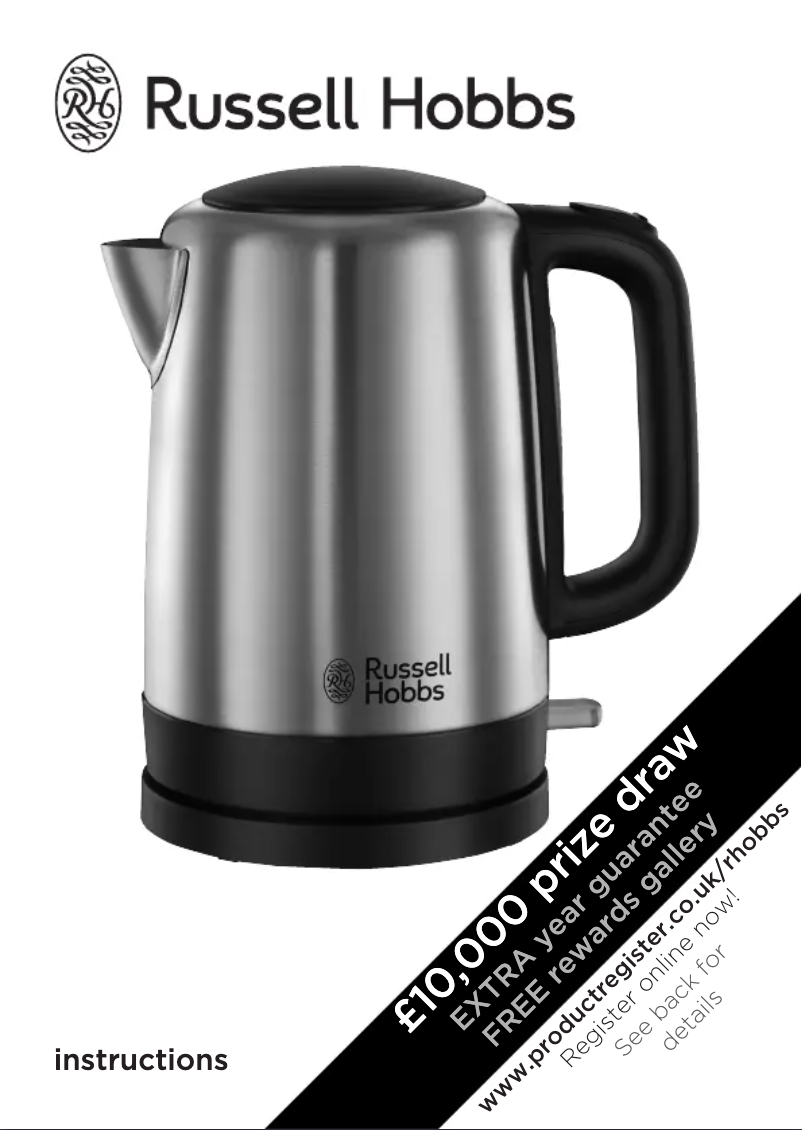 Page n°1 - Manuel utilisateur Russell Hobbs 20610