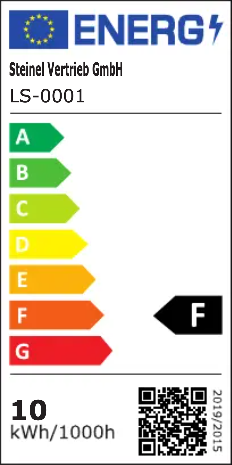Page n°1 - Label énergétique Steinel GL 60 S