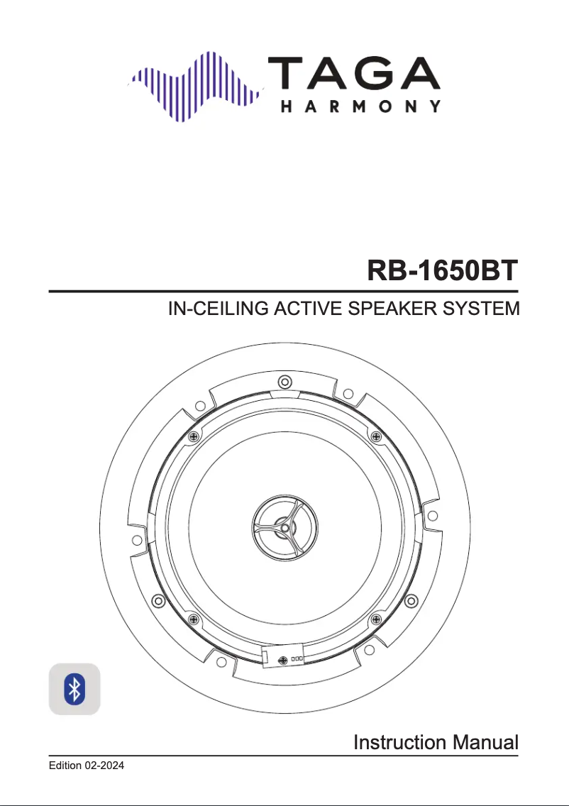 Page 1 de la notice Manuel utilisateur Taga Harmony RB-1650BT
