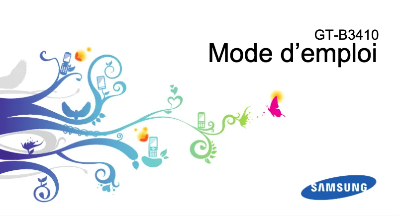Page n°1 - Manuel utilisateur Samsung GT-B3410