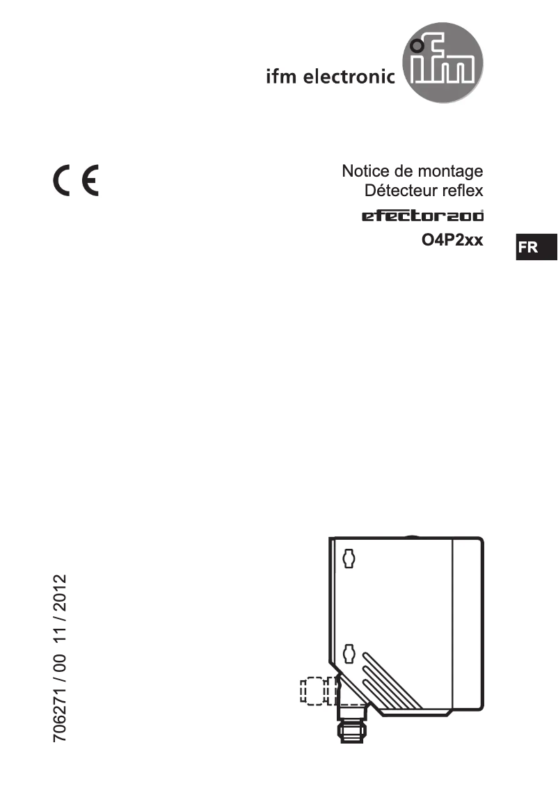 Image de la première page du manuel de l'appareil O4P200