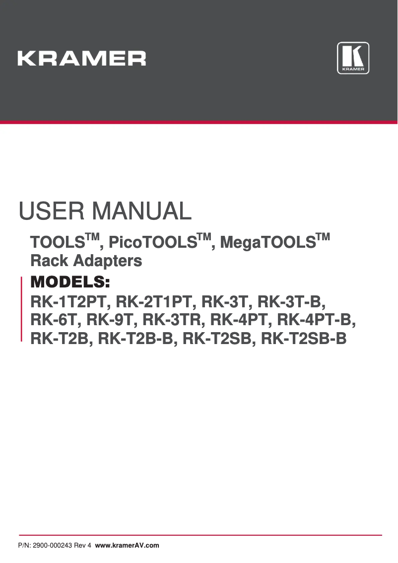 Image de la première page du manuel de l'appareil RK-T2SB-B