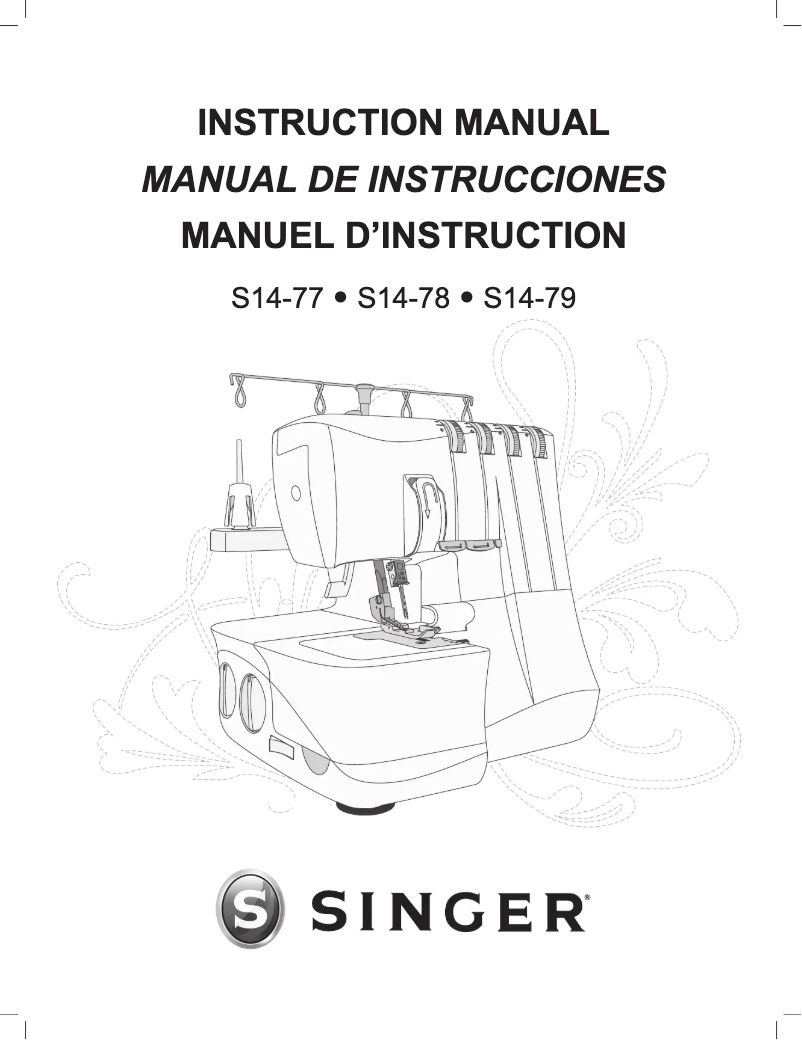 Page 1 de la notice Manuel utilisateur Singer S14-79