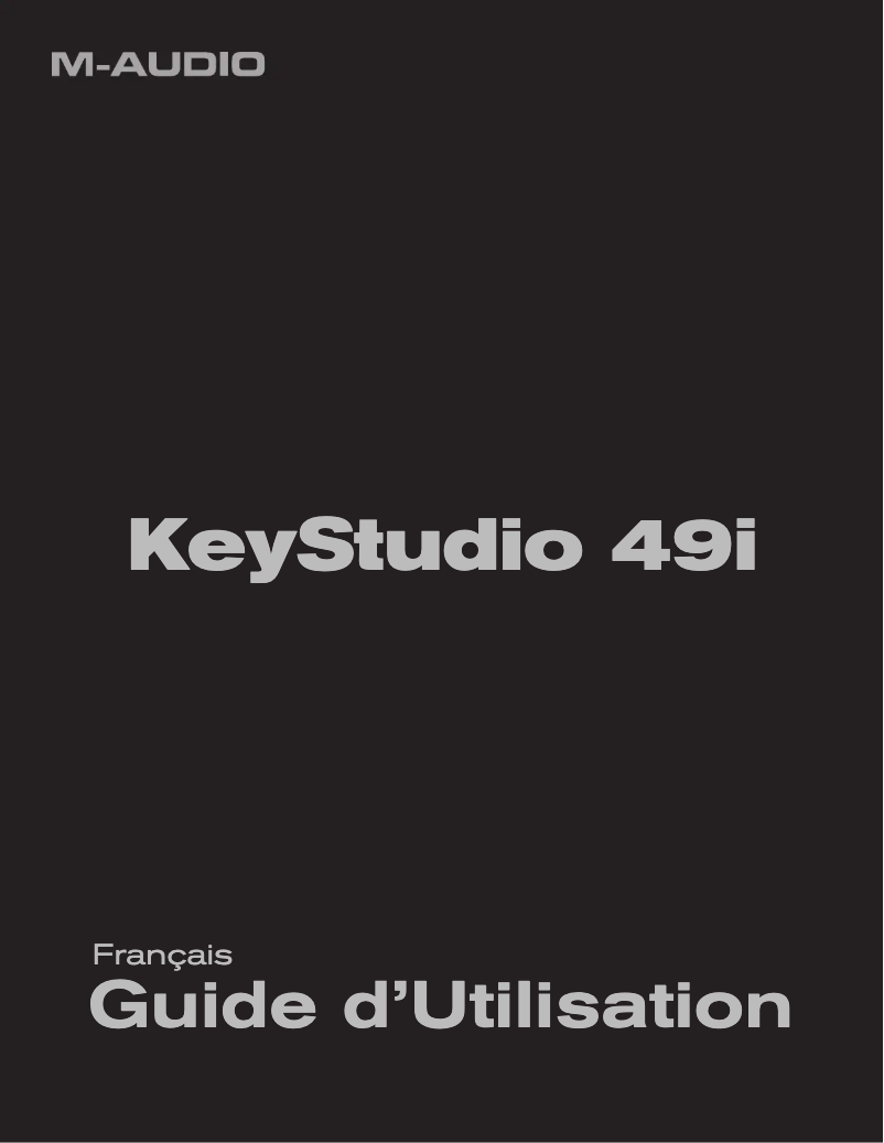 Page n°1 - Manuel utilisateur M-Audio KeyStudio 49i